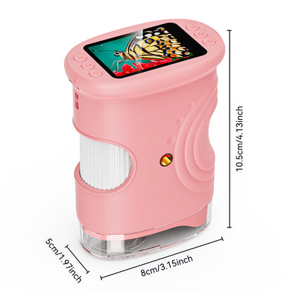 1080P Digital Microscope for Kids, 50X–1000X STEM Discovery Toy