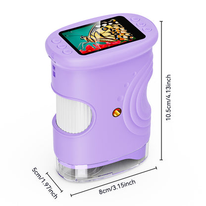 1080P Digital Microscope for Kids, 50X–1000X STEM Discovery Toy