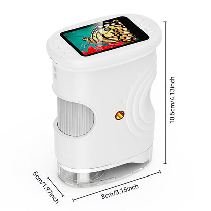 1080P Digital Microscope for Kids, 50X–1000X STEM Discovery Toy
